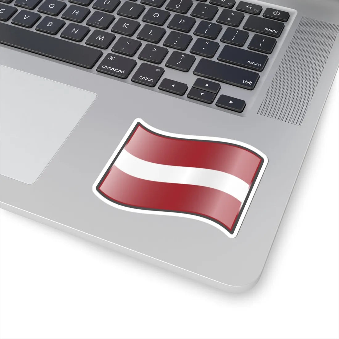 Nuvola Latvian flag (Latvia) STICKER Vinyl Kiss-Cut Decal - The Sticker Space