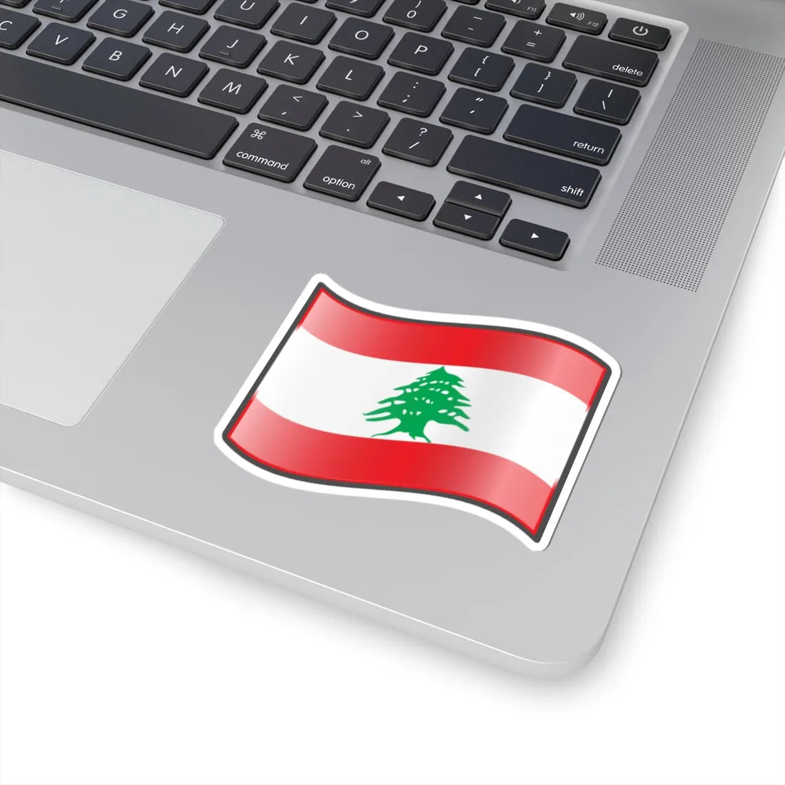 Nuvola Lebanese flag (Lebanon) STICKER Vinyl Kiss-Cut Decal - The Sticker Space