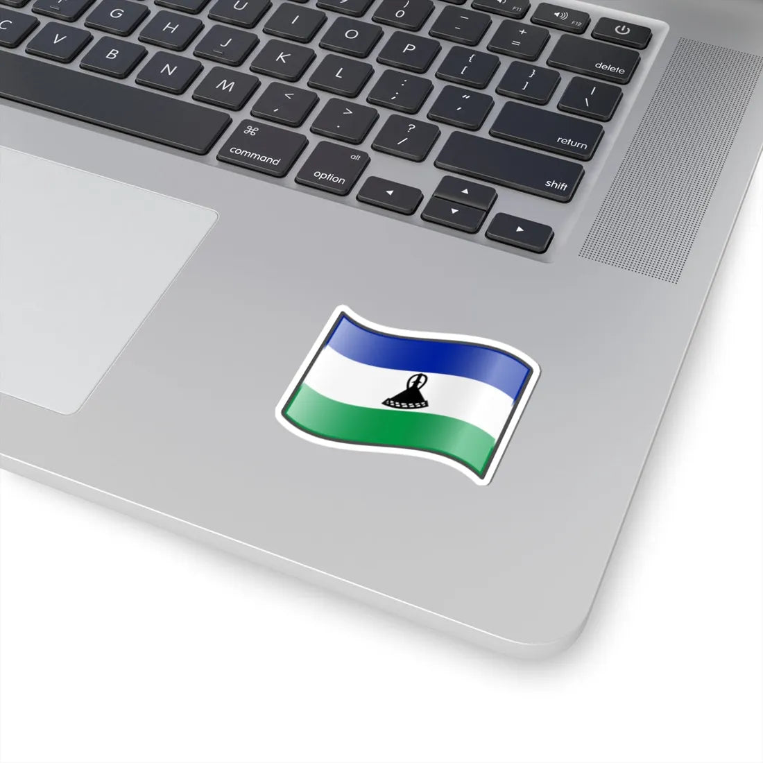 Nuvola Lesotho flag (Lesotho) STICKER Vinyl Kiss-Cut Decal - The Sticker Space