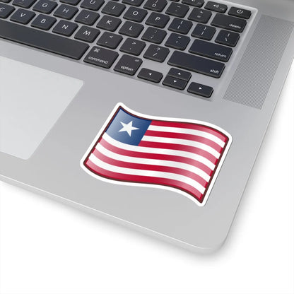 Nuvola Liberian flag (Liberia) STICKER Vinyl Kiss-Cut Decal - The Sticker Space