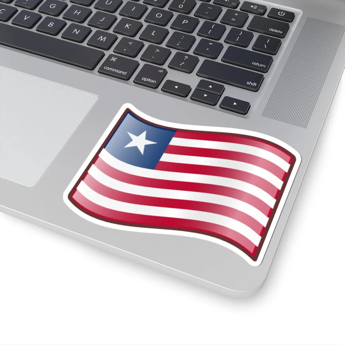 Nuvola Liberian flag (Liberia) STICKER Vinyl Kiss-Cut Decal - The Sticker Space