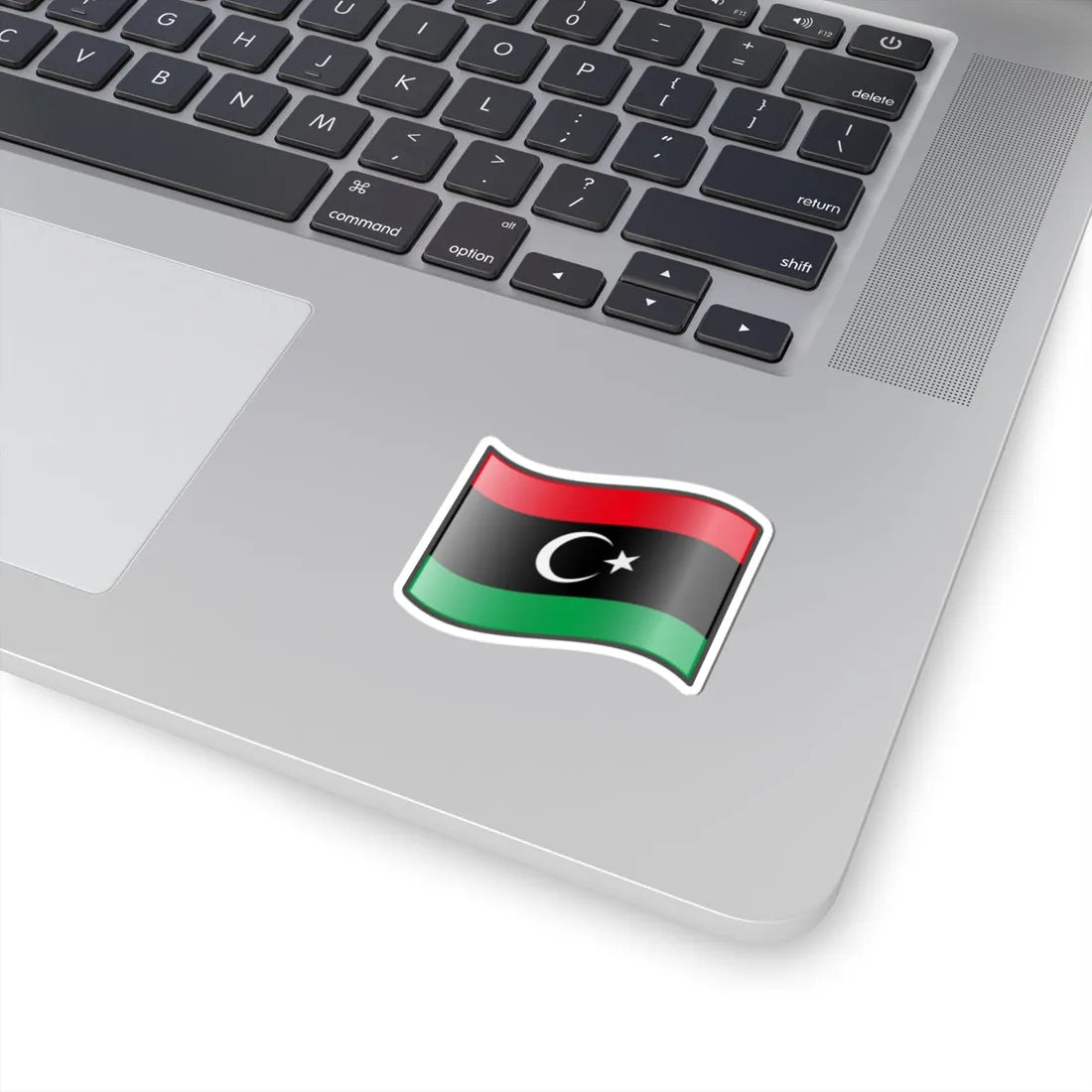 Nuvola Libya flag (Libya) STICKER Vinyl Kiss-Cut Decal - The Sticker Space