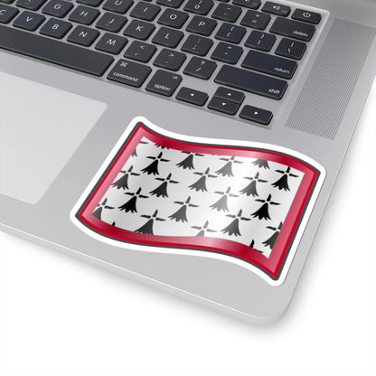 Nuvola Limousin flag (France) STICKER Vinyl Kiss-Cut Decal - The Sticker Space