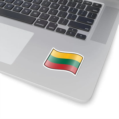 Nuvola Lithuanian flag (Lithuania) STICKER Vinyl Kiss-Cut Decal - The Sticker Space