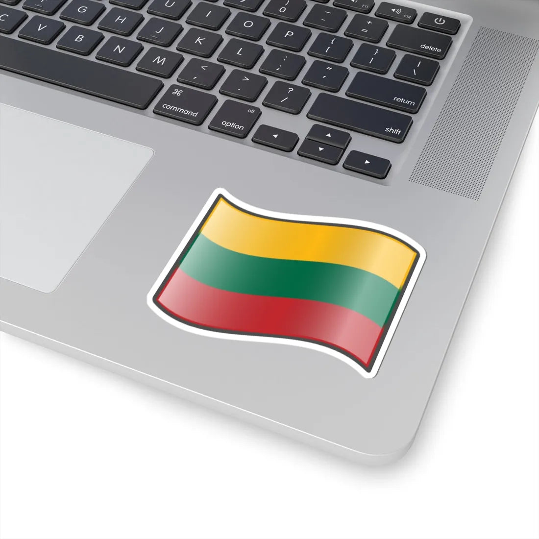 Nuvola Lithuanian flag (Lithuania) STICKER Vinyl Kiss-Cut Decal - The Sticker Space