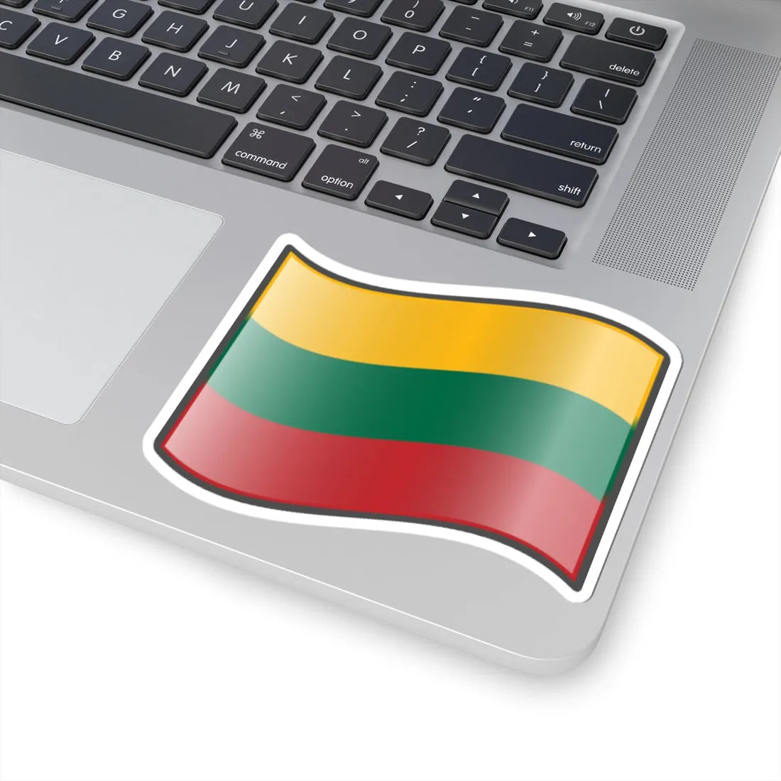 Nuvola Lithuanian flag (Lithuania) STICKER Vinyl Kiss-Cut Decal - The Sticker Space