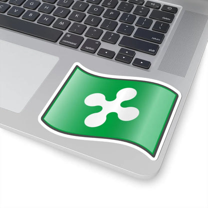 Nuvola Lombardy flag (Italy) STICKER Vinyl Kiss-Cut Decal - The Sticker Space