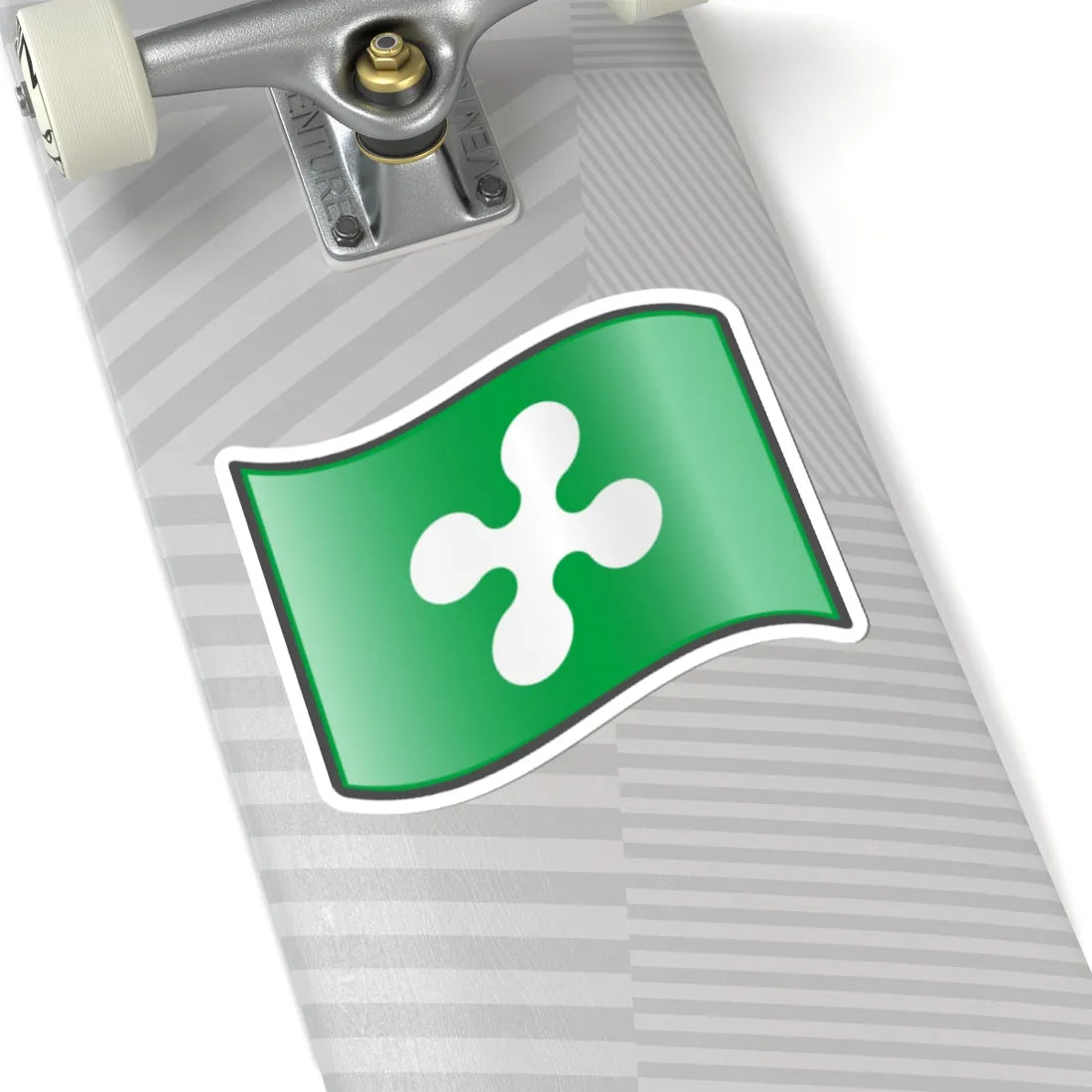 Nuvola Lombardy flag (Italy) STICKER Vinyl Kiss-Cut Decal - The Sticker Space