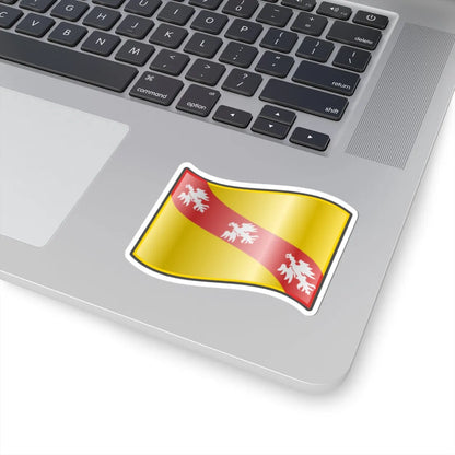 Nuvola Lorraine flag (France) STICKER Vinyl Kiss-Cut Decal - The Sticker Space