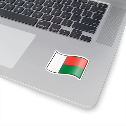 Nuvola Madagascar flag (Madagascar) STICKER Vinyl Kiss-Cut Decal - The Sticker Space