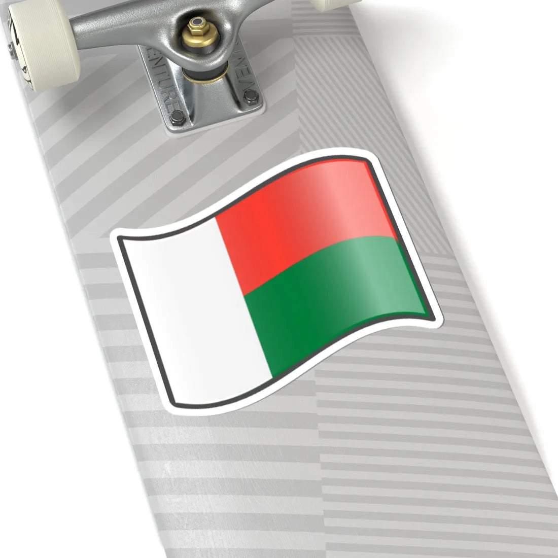 Nuvola Madagascar flag (Madagascar) STICKER Vinyl Kiss-Cut Decal - The Sticker Space