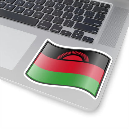 Nuvola Malawian flag (Malawi) STICKER Vinyl Kiss-Cut Decal - The Sticker Space