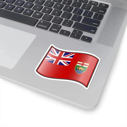 Nuvola Manitoba flag (Canada) STICKER Vinyl Kiss-Cut Decal - The Sticker Space