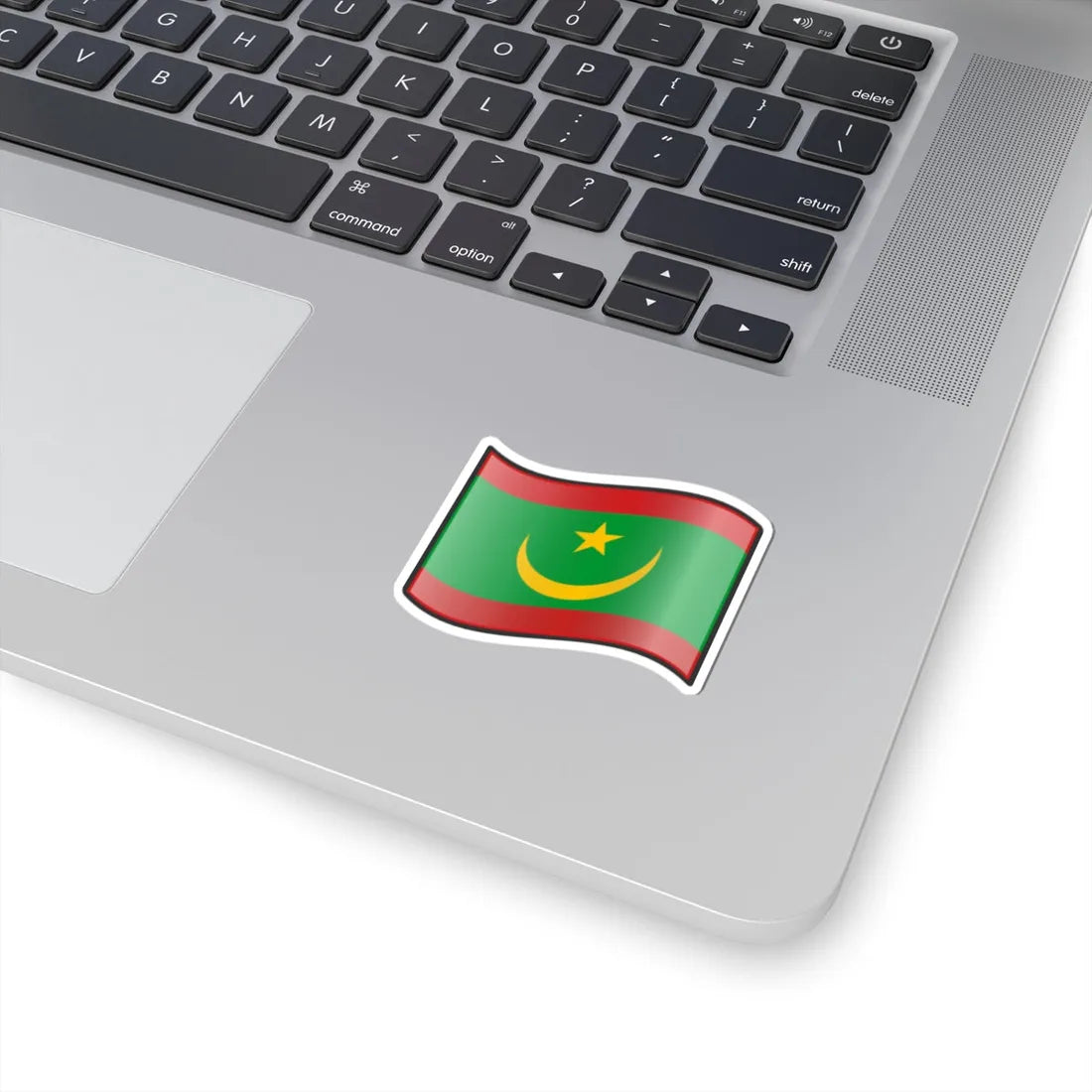 Nuvola Mauritanian flag (Mauritania) STICKER Vinyl Kiss-Cut Decal - The Sticker Space