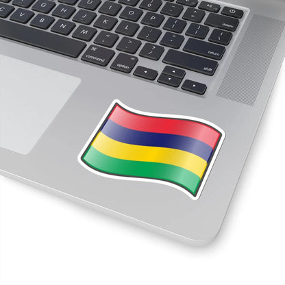 Nuvola Mauritian flag (Mauritius) STICKER Vinyl Kiss-Cut Decal - The Sticker Space