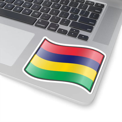 Nuvola Mauritian flag (Mauritius) STICKER Vinyl Kiss-Cut Decal - The Sticker Space
