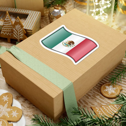 Nuvola Mexico flag (Mexico) STICKER Vinyl Kiss-Cut Decal - The Sticker Space