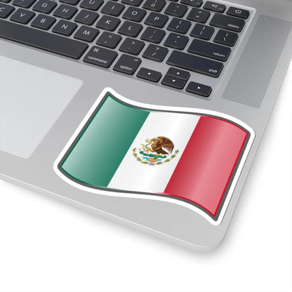 Nuvola Mexico flag (Mexico) STICKER Vinyl Kiss-Cut Decal - The Sticker Space