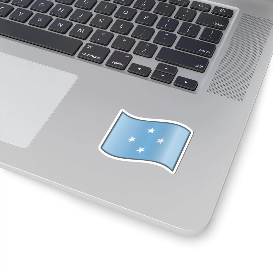 Nuvola Micronesian flag (Micronesia) STICKER Vinyl Kiss-Cut Decal - The Sticker Space