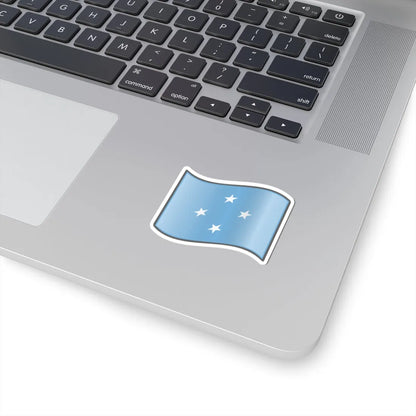Nuvola Micronesian flag (Micronesia) STICKER Vinyl Kiss-Cut Decal - The Sticker Space