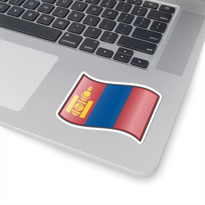Nuvola Mongolian flag (Mongolia) STICKER Vinyl Kiss-Cut Decal - The Sticker Space