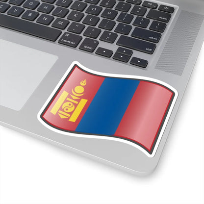 Nuvola Mongolian flag (Mongolia) STICKER Vinyl Kiss-Cut Decal - The Sticker Space