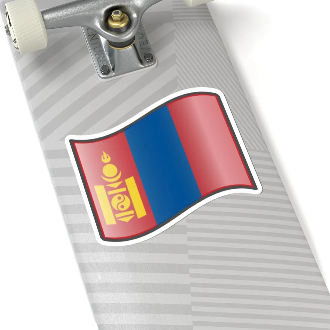Nuvola Mongolian flag (Mongolia) STICKER Vinyl Kiss-Cut Decal - The Sticker Space