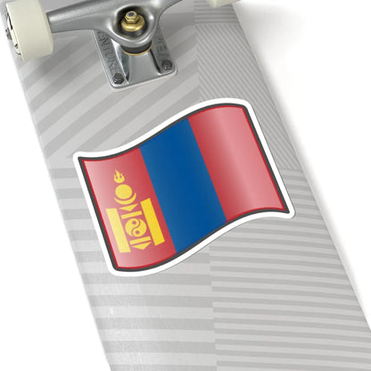 Nuvola Mongolian flag (Mongolia) STICKER Vinyl Kiss-Cut Decal - The Sticker Space