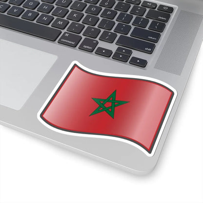 Nuvola Moroccan flag (Morocco) STICKER Vinyl Kiss-Cut Decal - The Sticker Space