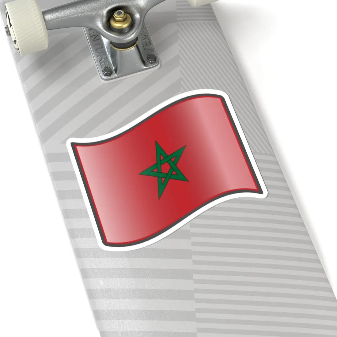 Nuvola Moroccan flag (Morocco) STICKER Vinyl Kiss-Cut Decal - The Sticker Space