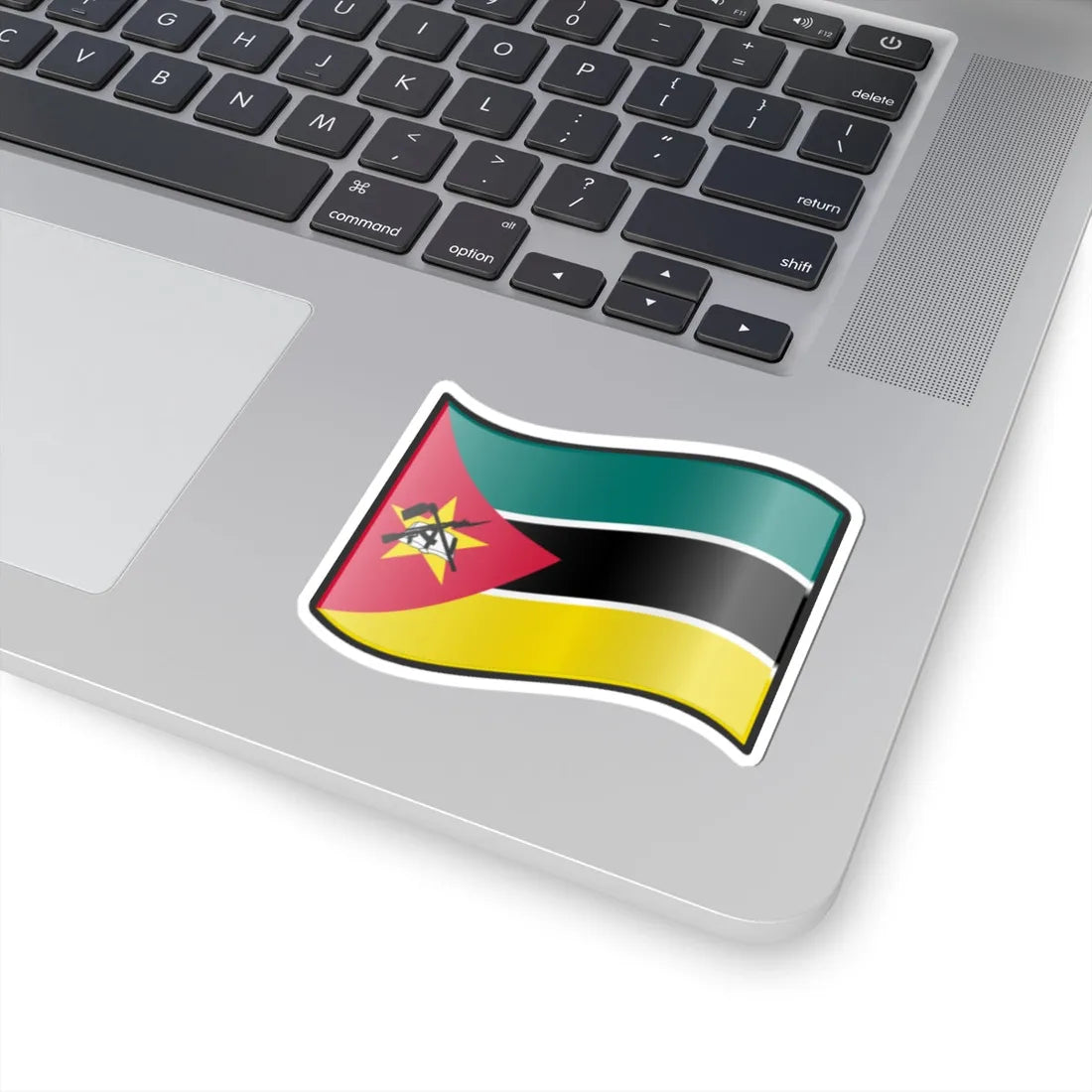 Nuvola Mozambican flag (Mozambique) STICKER Vinyl Kiss-Cut Decal - The Sticker Space