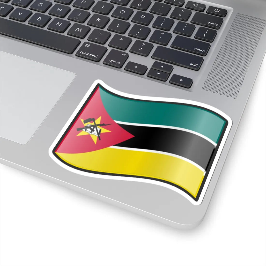 Nuvola Mozambican flag (Mozambique) STICKER Vinyl Kiss-Cut Decal - The Sticker Space