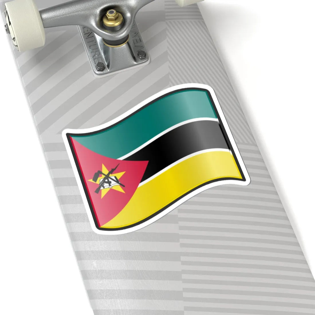 Nuvola Mozambican flag (Mozambique) STICKER Vinyl Kiss-Cut Decal - The Sticker Space