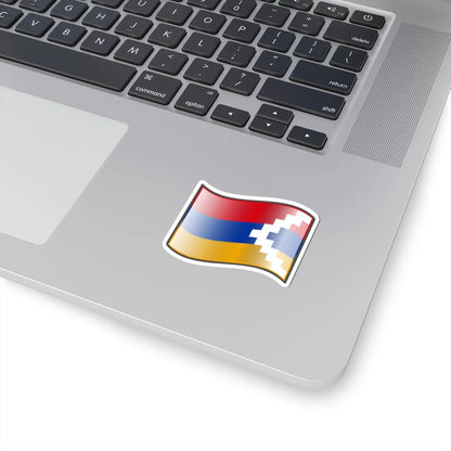 Nuvola Nagorno-Karabakh flag STICKER Vinyl Kiss-Cut Decal - The Sticker Space