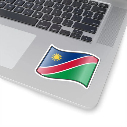 Nuvola Namibian flag (Namibia) STICKER Vinyl Kiss-Cut Decal - The Sticker Space