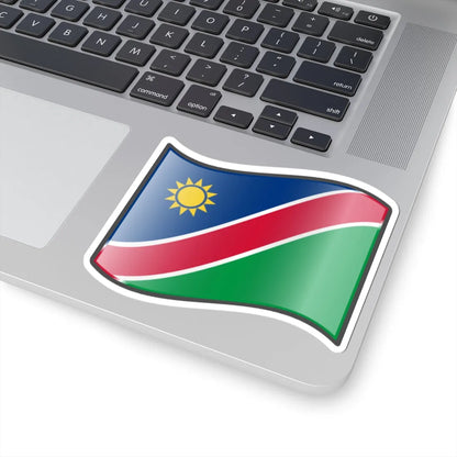 Nuvola Namibian flag (Namibia) STICKER Vinyl Kiss-Cut Decal - The Sticker Space