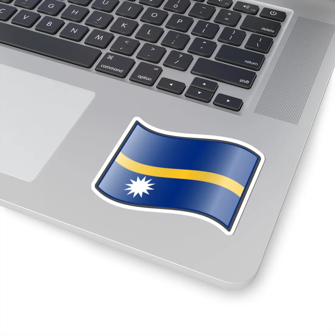 Nuvola Nauru flag (Nauru) STICKER Vinyl Kiss-Cut Decal - The Sticker Space