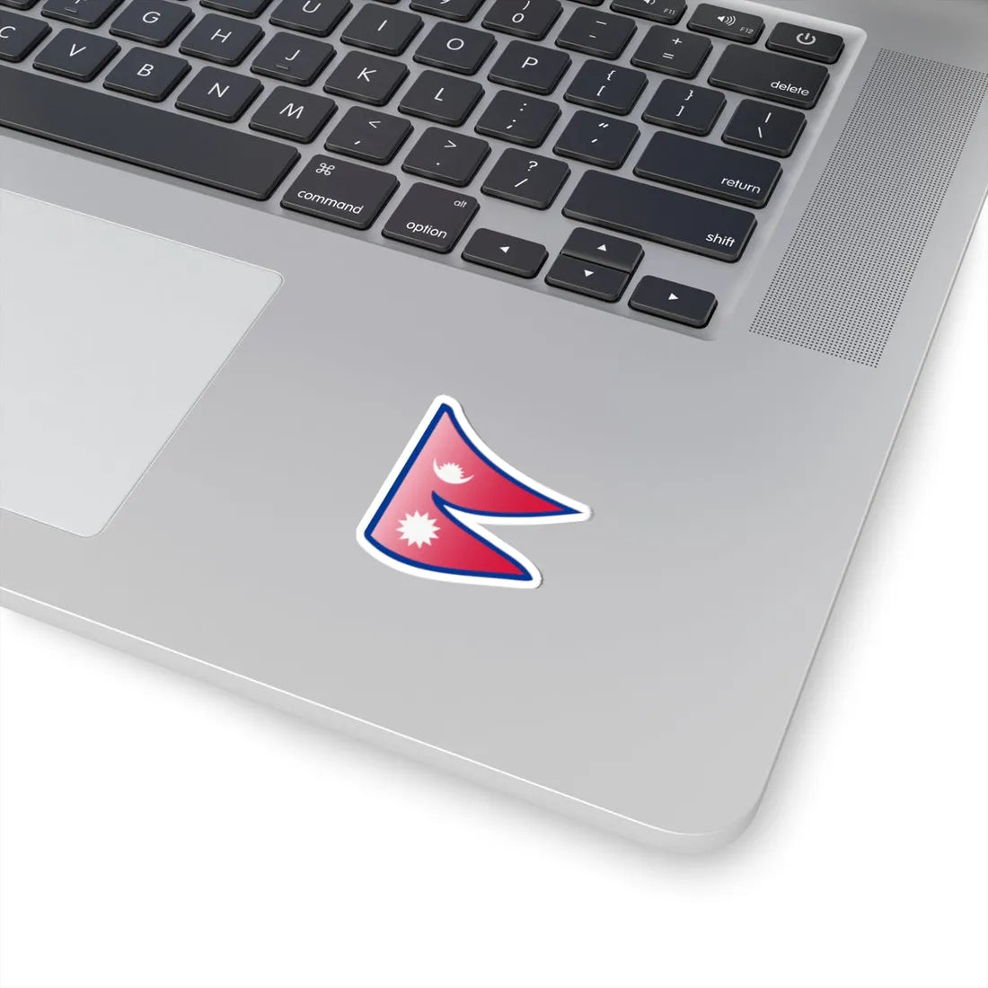 Nuvola Nepal flag (Nepal) STICKER Vinyl Kiss-Cut Decal - The Sticker Space