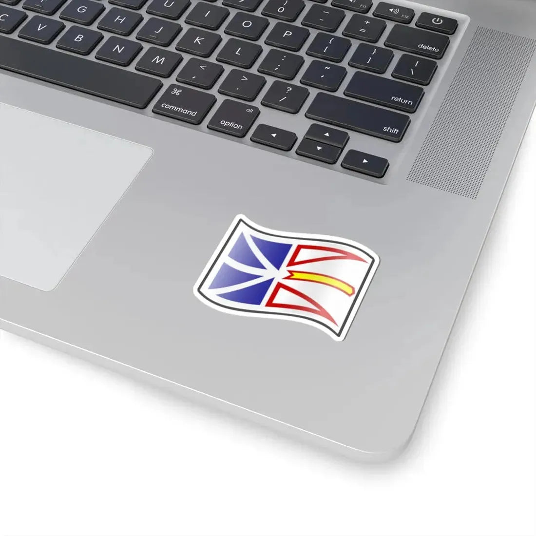 Nuvola Newfoundland flag (Canada) STICKER Vinyl Kiss-Cut Decal - The Sticker Space