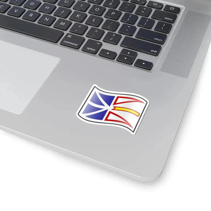 Nuvola Newfoundland flag (Canada) STICKER Vinyl Kiss-Cut Decal - The Sticker Space