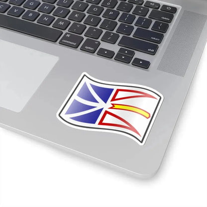 Nuvola Newfoundland flag (Canada) STICKER Vinyl Kiss-Cut Decal - The Sticker Space