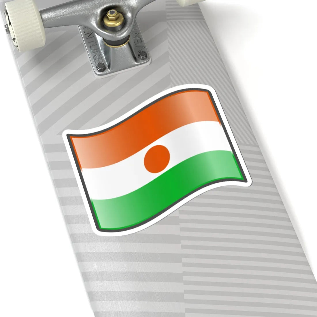 Nuvola Nigerien flag (Niger) STICKER Vinyl Kiss-Cut Decal - The Sticker Space