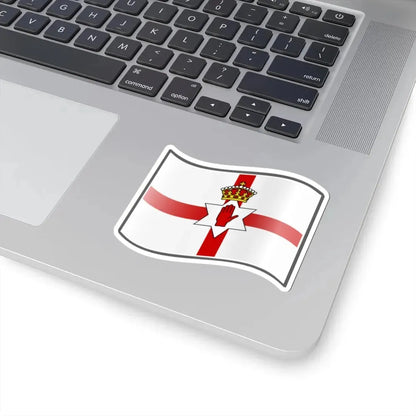 Nuvola Northern Irish flag (Ireland) STICKER Vinyl Kiss-Cut Decal - The Sticker Space