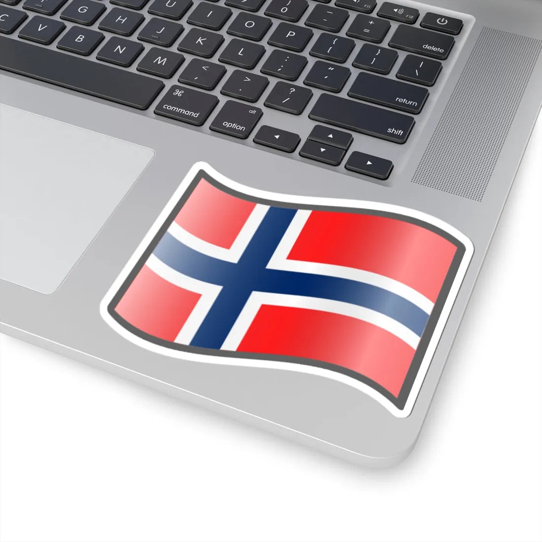 Nuvola Norwegian flag (Norway) STICKER Vinyl Kiss-Cut Decal - The Sticker Space