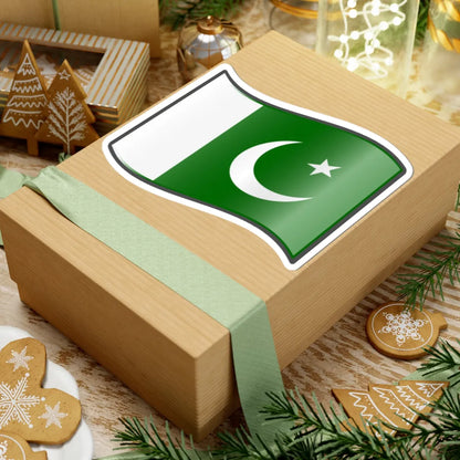 Nuvola Pakistani flag (Pakistan) STICKER Vinyl Kiss-Cut Decal - The Sticker Space