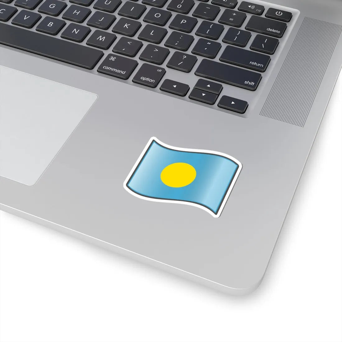 Nuvola Palau flag (Palau) STICKER Vinyl Kiss-Cut Decal - The Sticker Space
