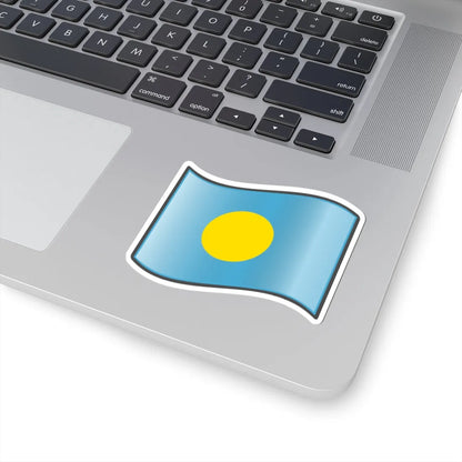 Nuvola Palau flag (Palau) STICKER Vinyl Kiss-Cut Decal - The Sticker Space