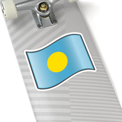 Nuvola Palau flag (Palau) STICKER Vinyl Kiss-Cut Decal - The Sticker Space