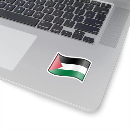 Nuvola Palestinian flag (Palestine) STICKER Vinyl Kiss-Cut Decal - The Sticker Space