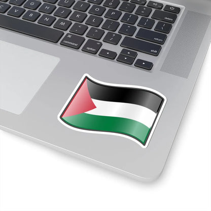 Nuvola Palestinian flag (Palestine) STICKER Vinyl Kiss-Cut Decal - The Sticker Space